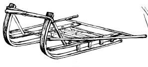 Волокуша у эскимосов