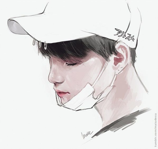 БТС рисунки suga