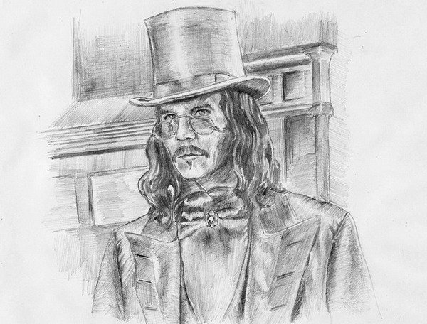 Дракула карандашом