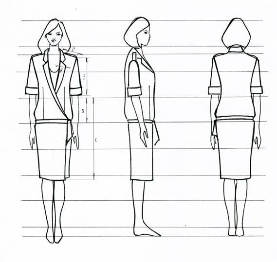 Женская фигура для моделирования одежды