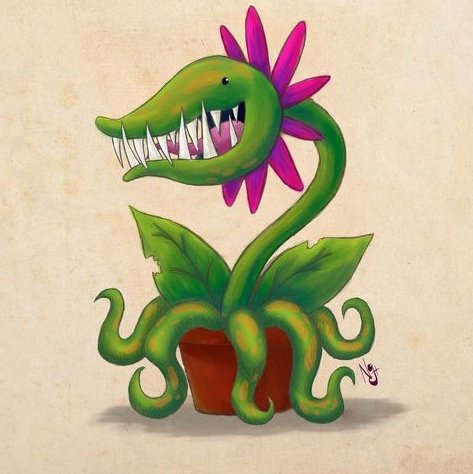 Венерина мухоловка арт