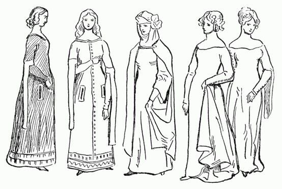 Зарисовка средневекового европейского рыцаря