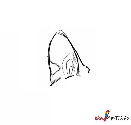 Рисование кошачьих ушей