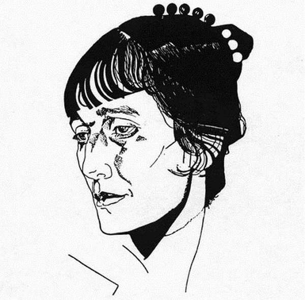 Юрий Анненков портрет Ахматовой