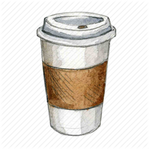 Стакан кофе вектор