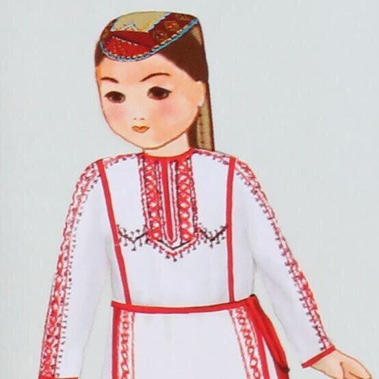 Национальный костюм марийцев детский