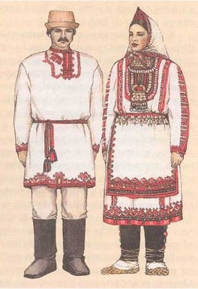 Народы Поволжья марийцы костюм