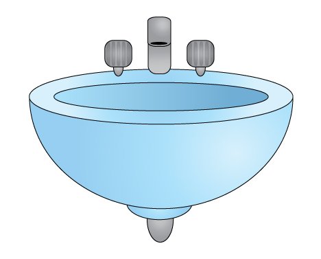 Умывальник раскраска для детей