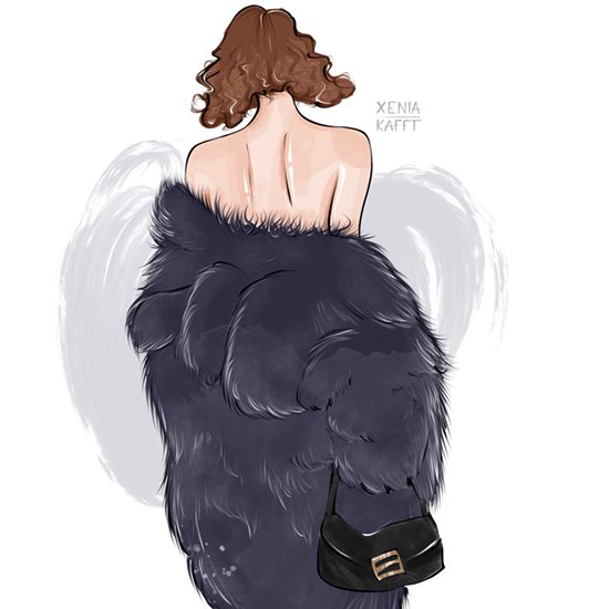 Мех рисовать