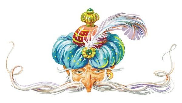 Старик Хоттабыч рисунок