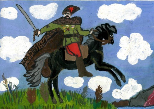 Рисунки на тему Чапаев