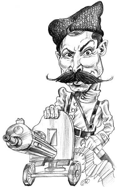 Василий Иванович Чапаев карикатура