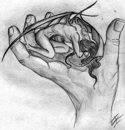 Иллюстрации в красных тонах