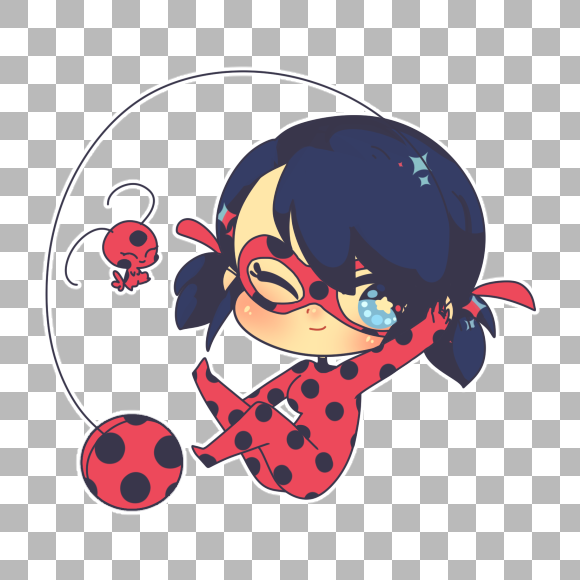 Леди баг вектор