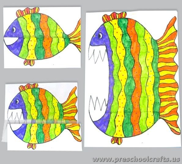 Рисунки на поджённой бумаге