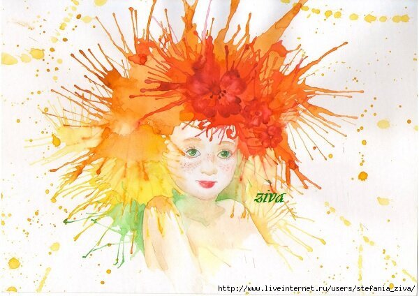 Веснушки рисунок