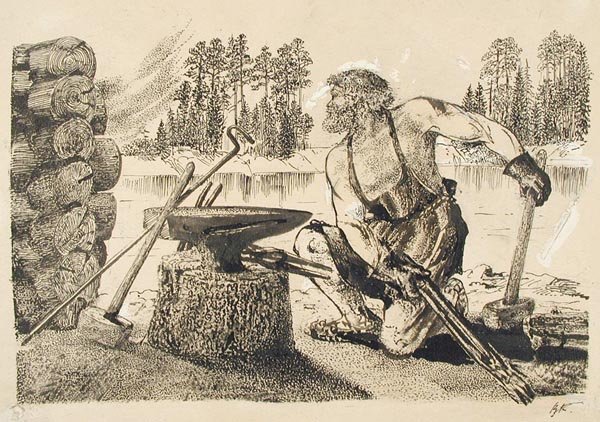 Калевала кузнец