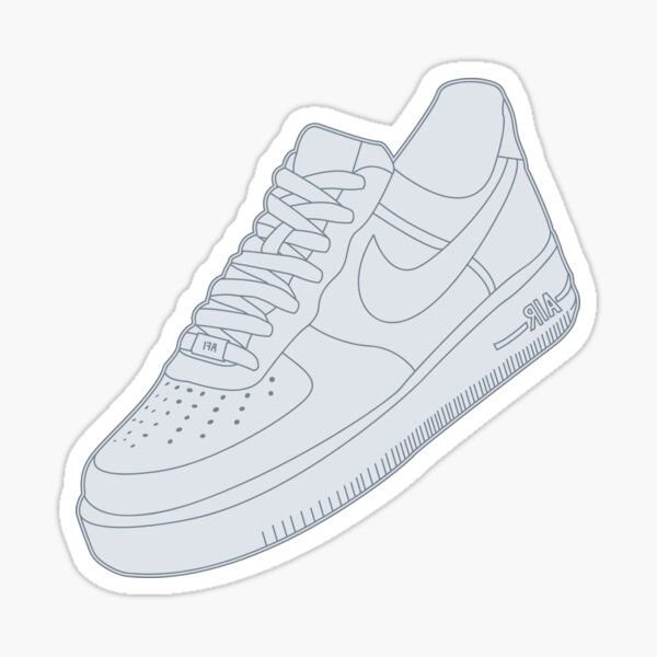 Nike Air Force 1 drawing