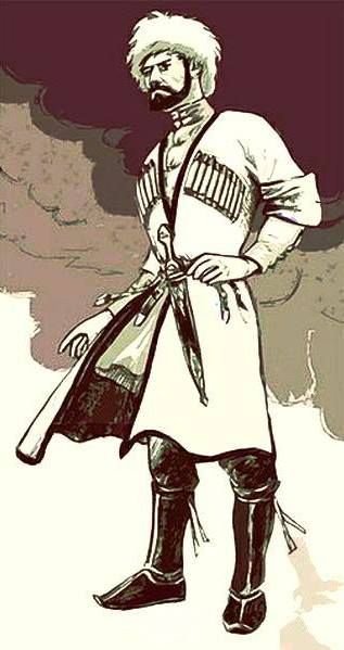 Джигит иллюстрация