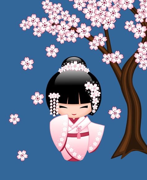 Японские девушки мультяшные