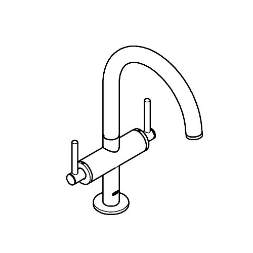 Водопроводный кран контур