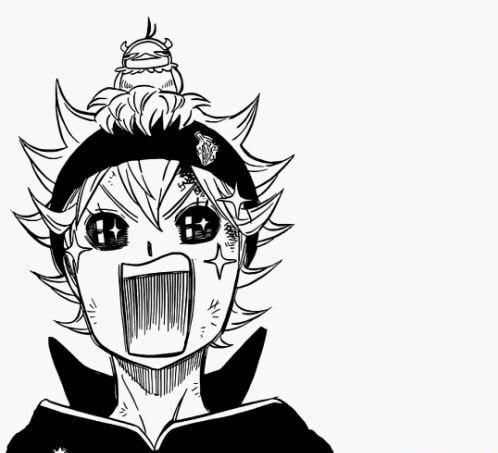 Аниме для срисовки черный Клевер