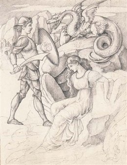 Мифы древней Греции Персей спасает Андромеду