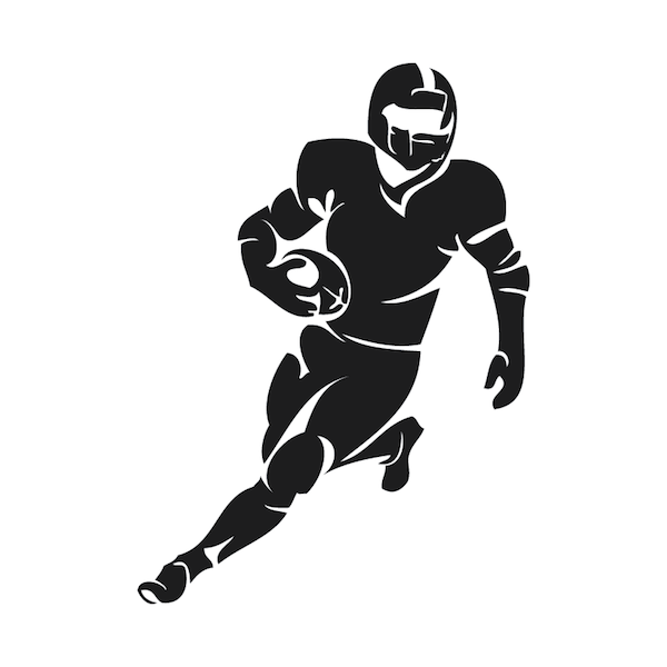 Американский футбол силуэт