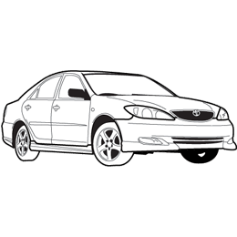 Тойота Камри 30 кузов раскраска
