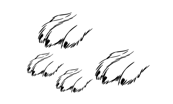 Трафарет зайца для аппликации