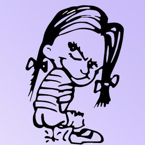 Девочка пишет рисунок