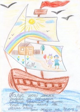 Рисование корабля для начальной