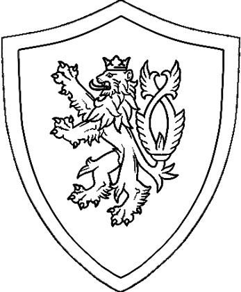 Рыцарский герб раскраска