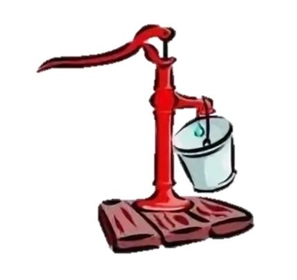 Колонка для воды вектор