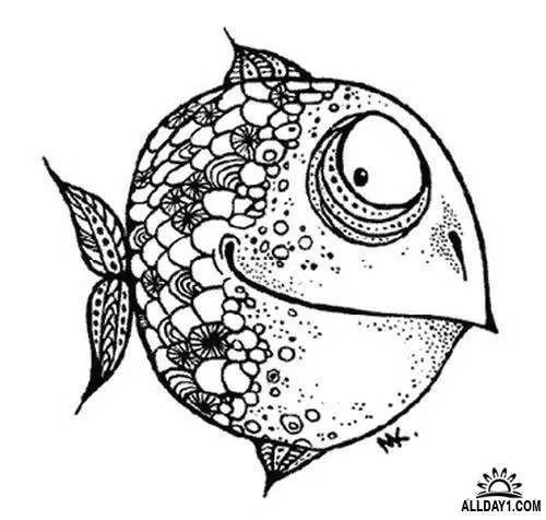 Графичная рыба