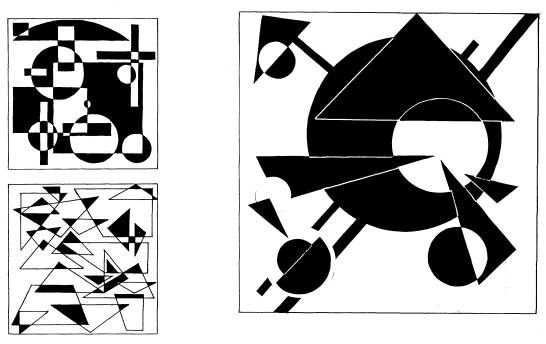 Организация плоскости с помощью контрастных и нюансных отношений