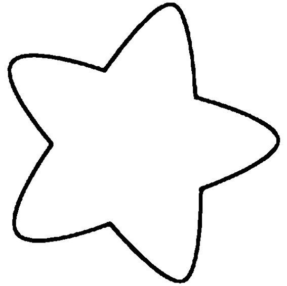 Раскраска Звездочка