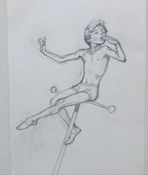 Григорович Гуттаперчевый мальчик рисунок