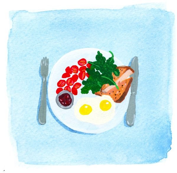 Завтрак рисунок