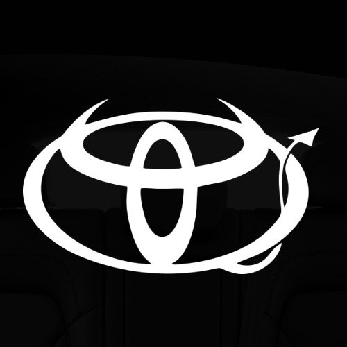 Наклейки на авто Toyota
