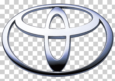 Значок Тойота на прозрачном фоне