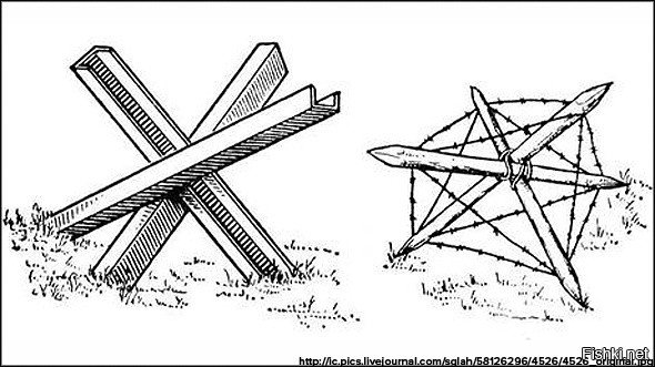 Противотанковые инженерные заграждения