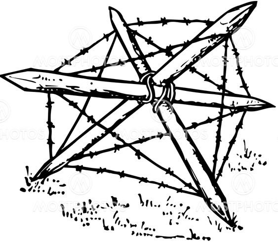 Противотанковый ёж чертеж