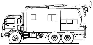 КАМАЗ 54115 рисунок