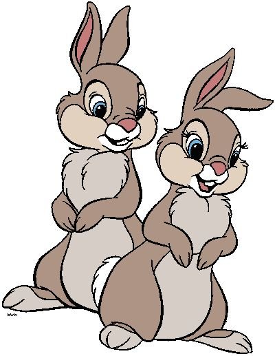 . Зайчиха с зайчонком Бэмби. 2