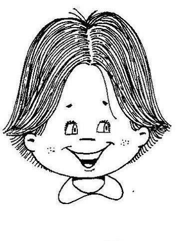 Мордашки для раскрашивания