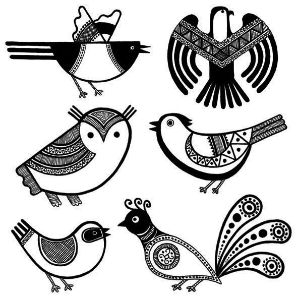 Африканский зооморфный орнамент