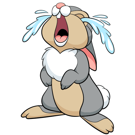 Зайка плачет