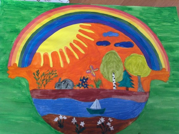 День земли рисунок