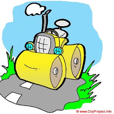 Каток машина мультяшный